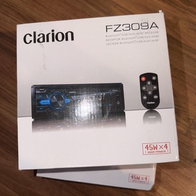 CLARION FZ309A Car Stereo (NO CD) Bluetooth, USB, AUX SINGLE Din