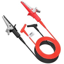 Heavy Duty Alligator Clips Test Leads, Multimeter Alligator Clips Leads 2PCS