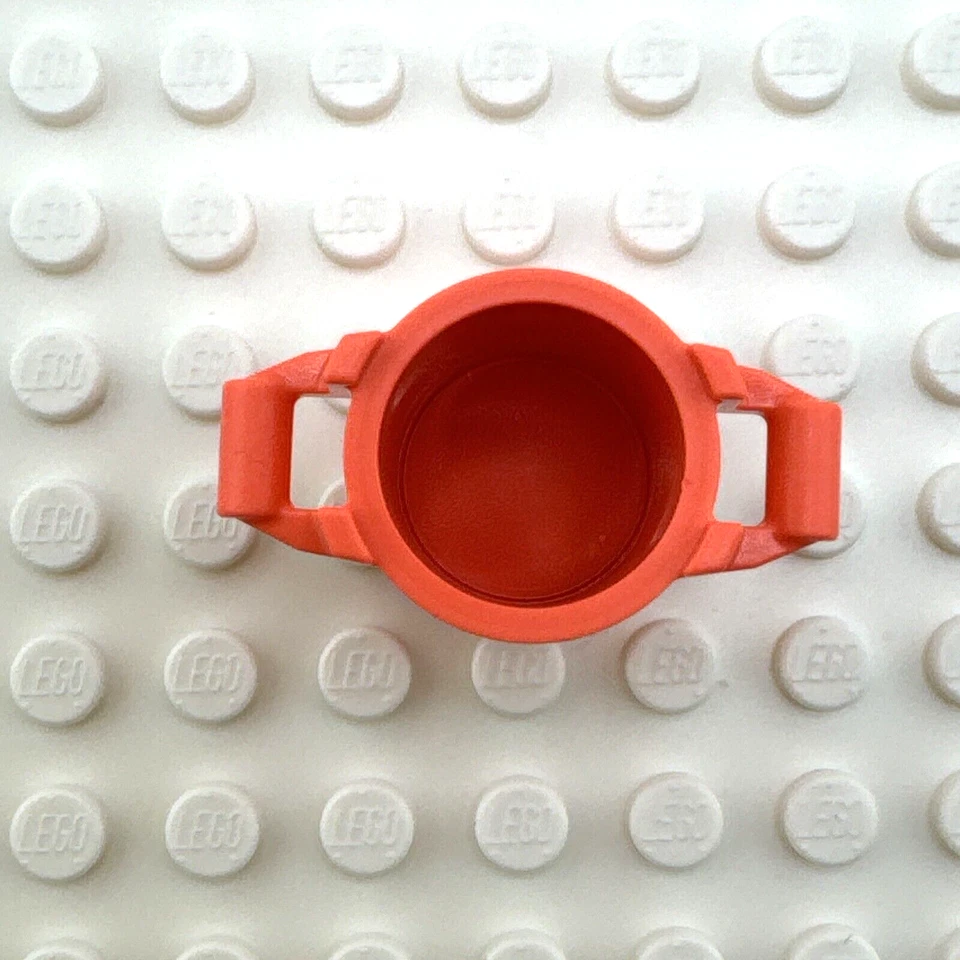 LEGO Minifigure Accessory - Coral - Trash Can - Image 2 of 3