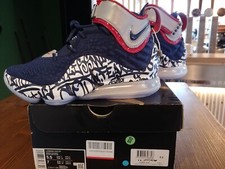 Nike air Lebron James Graffiti Remix XVII 17 da collezione nuove n 38