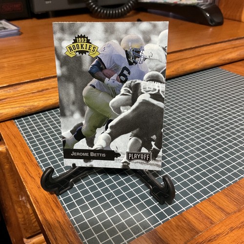 1993 Playoff #294 Jerome Bettis RC Rookie Notre Dame - Los Angeles Rams NFL HOF - Picture 5 of 14