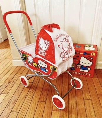 hello kitty doll stroller