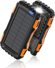 Solar Charger Power Bank 42800mAh Portable Charger Power Bank External Battery