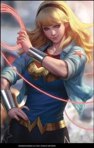 DC Wonder Woman #13 Comic Artgerm Trade Dress (Not Virgin) Variant NM
