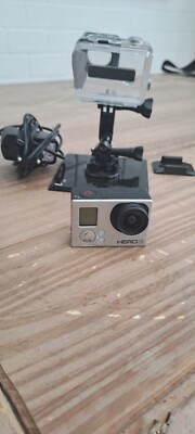 GoPro Hero3 White Edition Camcorder - Silber/Schwarz Mit Zubehör