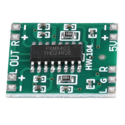 5PC Mini Digital Amplifier Board  Audio Module M Class D 2*3W USB Power PAM8403