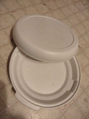 Tempreserve Insulated Round Hot Cold Food Carrier Pie Dish Server USA Aladdin