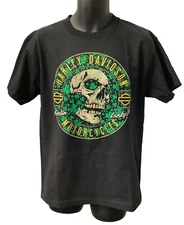 Harley Davidson Mens Shamrock Skull St. Patty's Day Short Sleeve T-Shirt 3002332