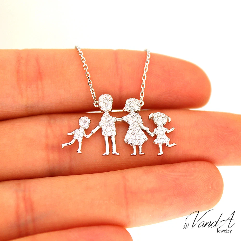 Son and hotsell daughter necklace