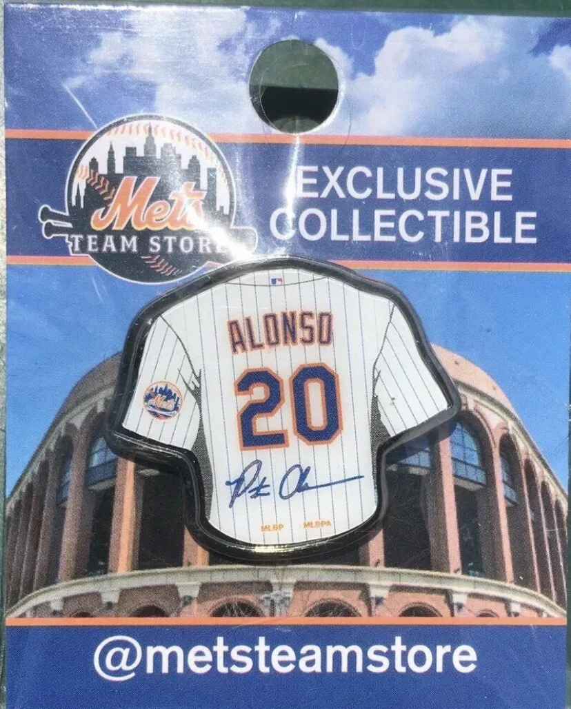 NY METS PETE ALONSO JERSEY PIN 2019 MLB BASEBALL ALL STAR GAME