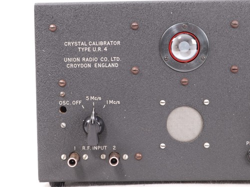 Vintage Crystal Calibrator Type U.R.4. Union Radio Co. England. - Zdjęcie 6 z 12