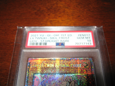 YUGIOH PSA 10 GEM MINT Live Twin Ki-Sikil Frost LIOV-#EN017