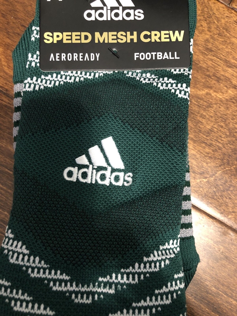 adidas アディダス X SPEEDMESH 25.5 Superfeet Adidas Speed Mesh Crew Socks 1Pair Men6.5-9 Women7-10 Green