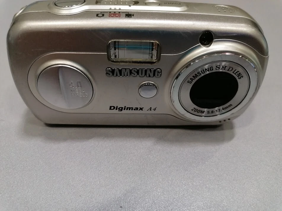 Samsung Digimax A4 Kamera 4 Mp Film Clip Voice Aufnahme Silber Nicht Aktiv - Bild 3 von 4