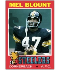 1971 STCC #269 Mel Blount Pittsburgh Steelers Topps HOF Southern Custom 