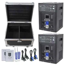 Saviour 2PC 750W Large Cold Spark Machine Stage Effect DMX Firework With Case