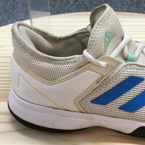 Adidas Shoes Youth 6 Boys Adizero Ubersonic Athletic Sneakers GY4020 White Blue - Picture 8 of 21