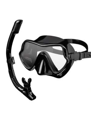 Nose Protection Integrated Snorkeling Goggles，Diving mask