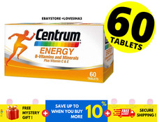 New Centrum Energy B-Vitamins and Minerals+Vi...