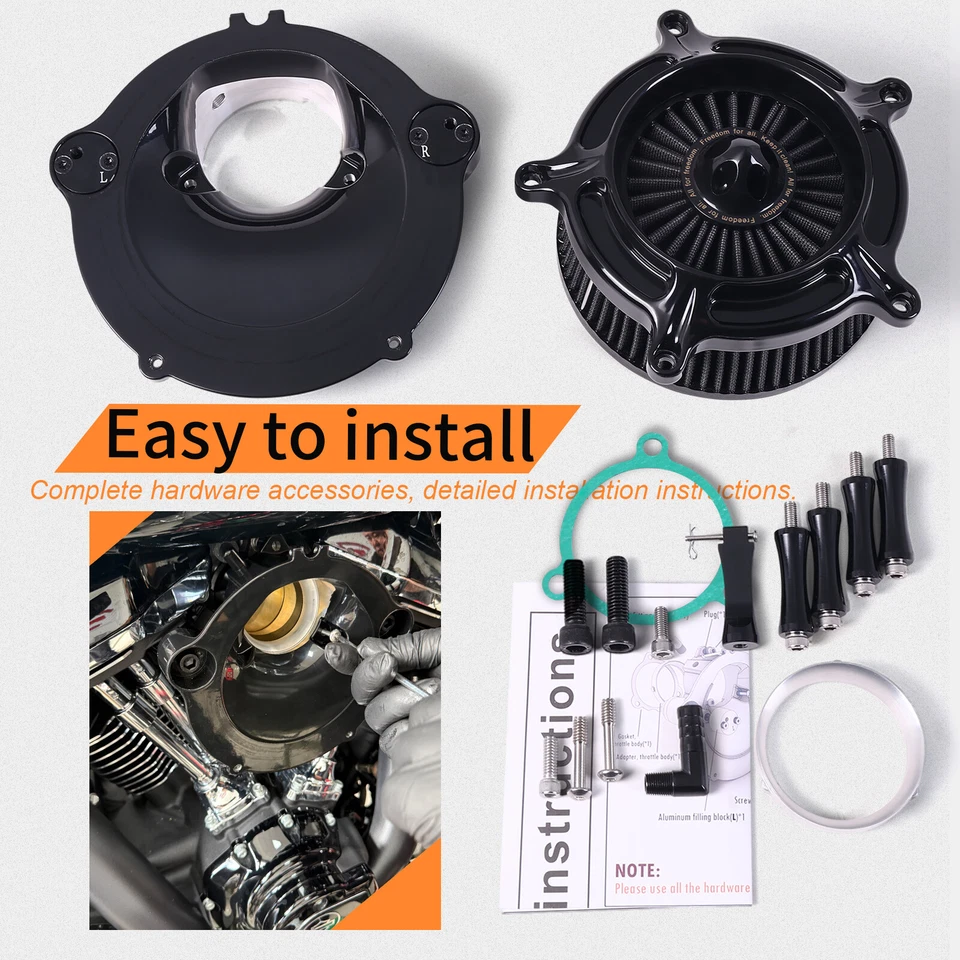 Air Cleaner Intake Filter For Harley 2024+ CVO Street Glide/Road Glide FLHX FLTR - Image 4 of 4