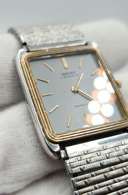 Seiko Lassale Men's Vintage Two Tone Case w/ Gray Dial Seiko Lassale Men's Vintage Two Tone Case w/ Gray Dial