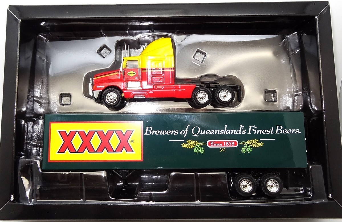 1:64 KENWORTH TRUCK LINFOX WITH XXXX TRAILER - MINT BOXED - RARE