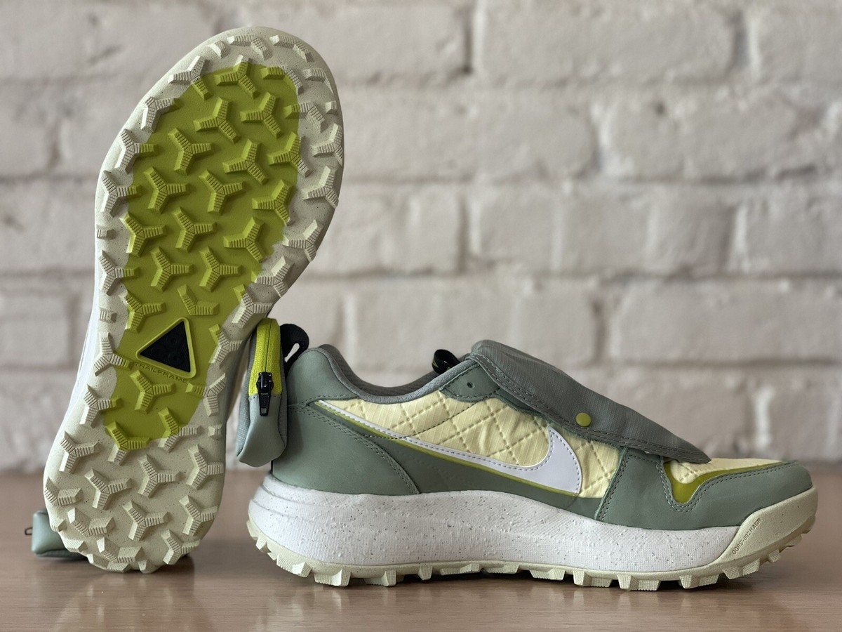 Nike ACG Lowcate FM Oil Green Bright Cactus Running Shoes  display picture 1
