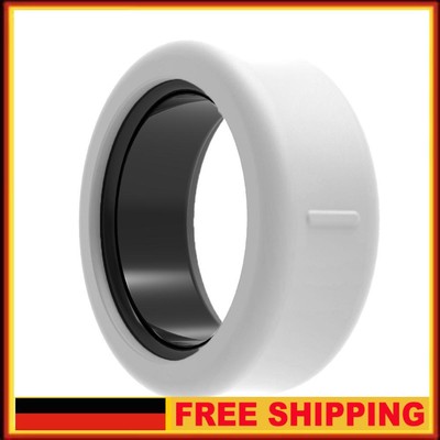 Für Samsung Galaxy Ring Silikon elastische Ringabdeckung Anti-Kratz-Hülle (weiß 