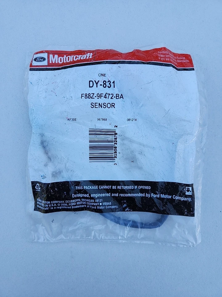 NUEVO OEM FORD MOTORCRAFT O2 SENSOR DE OXÍGENO DY-831 F88Z-9F472-BA Econoline Van Foto 2 de 2