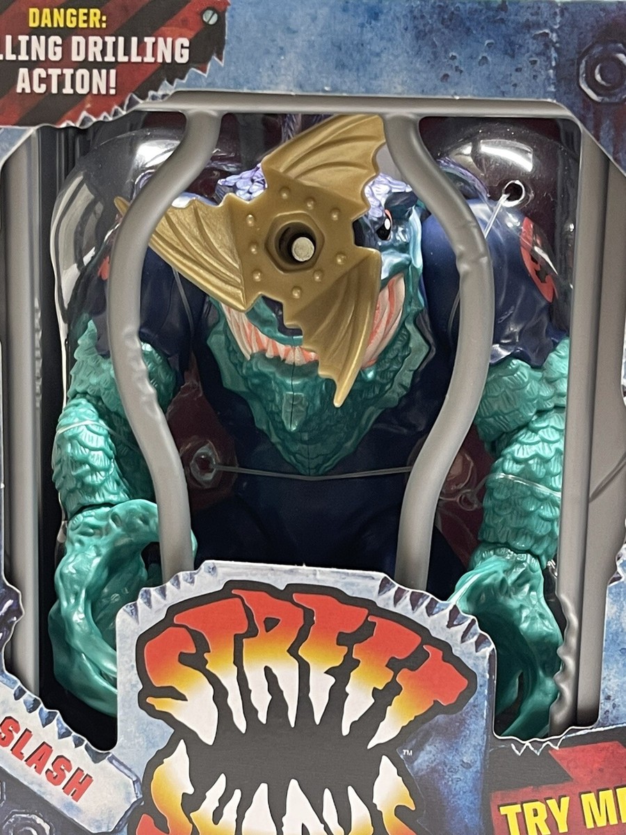 【新品未開封】 Street Sharks Slash Mattel Collectible - Street Sharks Slash Action Figure, 30th