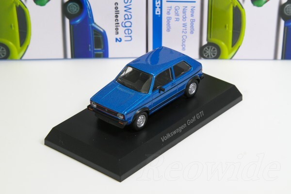 ミニカー Volkswagen MiniCar Collection 1:64 Kyosho 1/64 Volkswagen Golf GTI blue Volkswagen Minicar