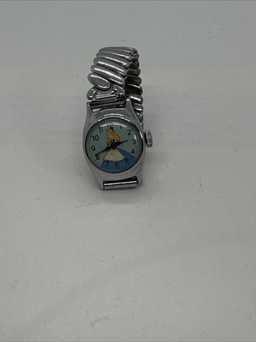 Vintage US Time Alice in Wonderland Walt Disney Watch