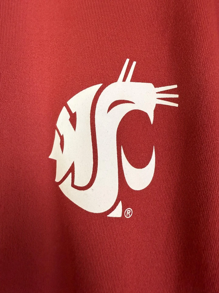 Camisa Pullover Nike Dri Fit Fútbol NCAA Grande Washington State Cougars Para Hombres Foto 2 de 4