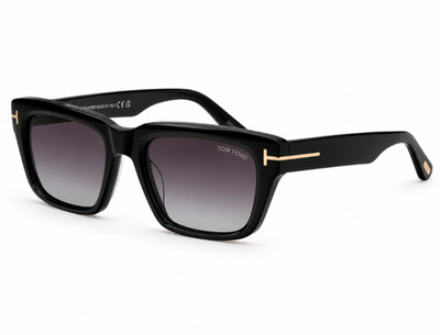 Tom Ford Sunglasses FT1199 Black/Gray Gradient 55-19-145mm With Case New