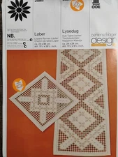 Danish Hardanger Kit Table Center 25866 Oehlenschlager Design