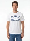 Saint Barth Men's White Short-sleeve T-shirt