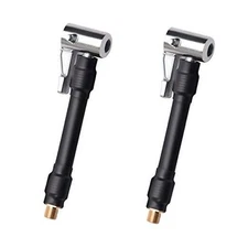  2PCs Air Inflator Hose Adapter Convert Twist On Connection to Lock On 
