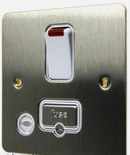 mk edge K14971 BSSW 13a switch connection unit with neon and flex outlet  Per  1