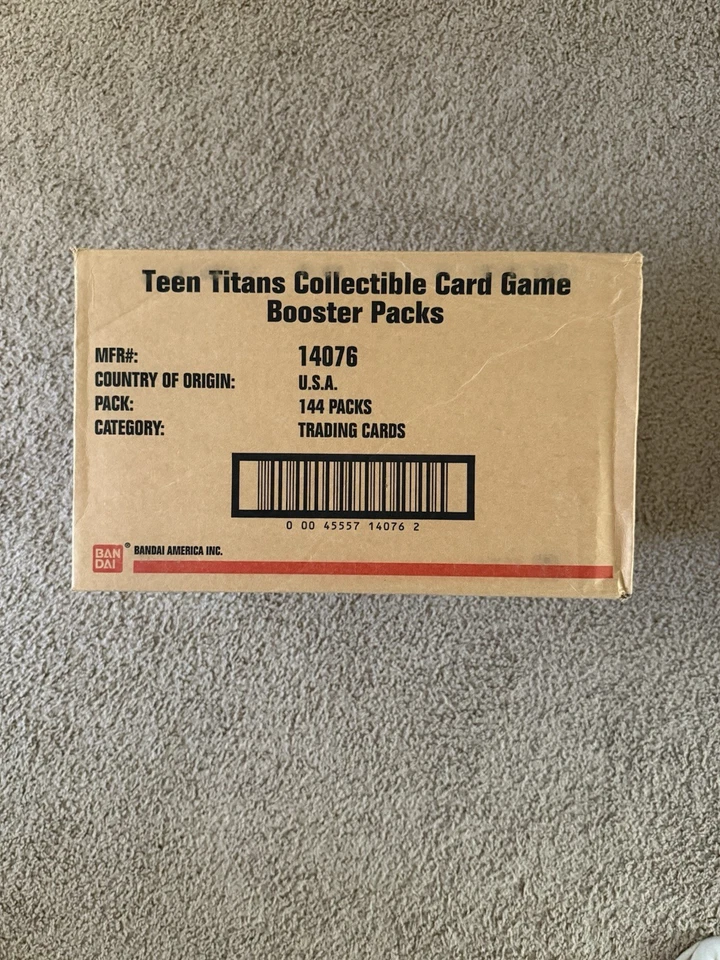 Teen Titans Go Serie 1 Caja Blister Sellada de Fábrica Estuche 144 Paquetes de refuerzo RARO Foto 3 de 4