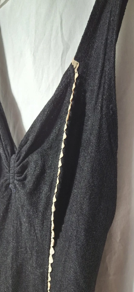 Traje de baño Jantzen de una pieza años 20 traje de baño panel modesto Sears Roebuck XS Foto 4 de 4