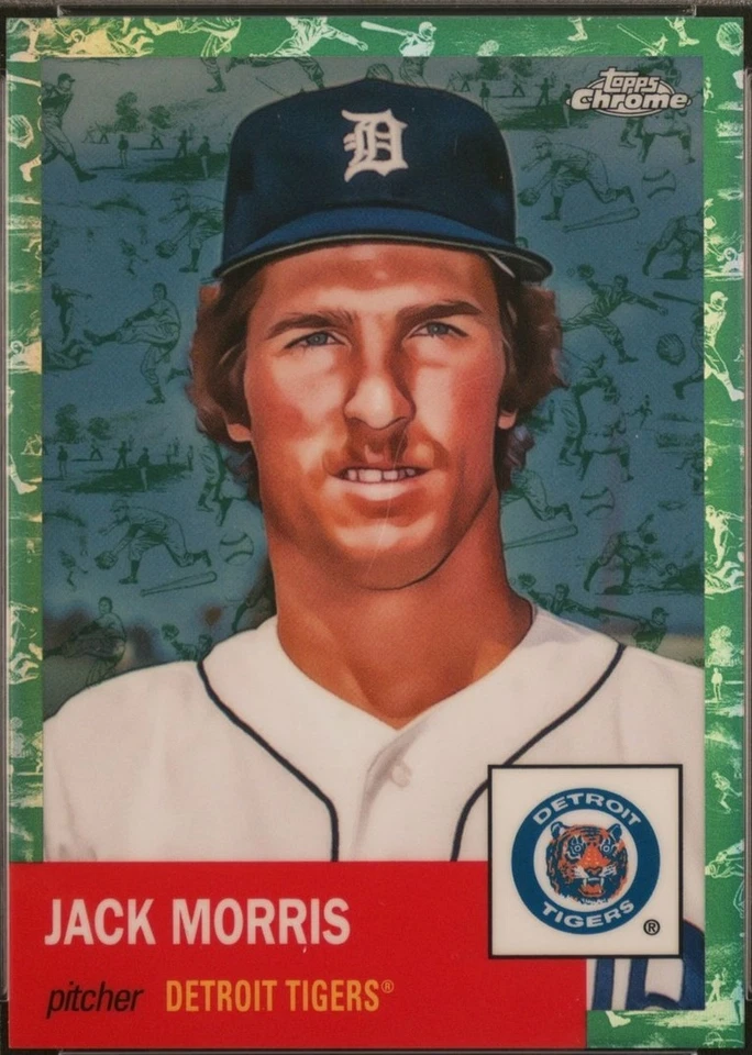 Platinum Toile White & Green Refractor