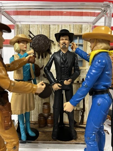 Vintage Marx Johnny West Best of the West "Sam Cobra" Action Figure 12"