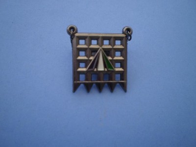 Suffragette Medaille Band Replik Chrom und Emaille Pin Abzeichen.
