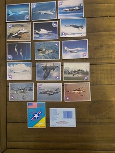 1989 Top Pilot 15 Card Set Mach 1 Edition Eagle Tomcat Falcon Hornet