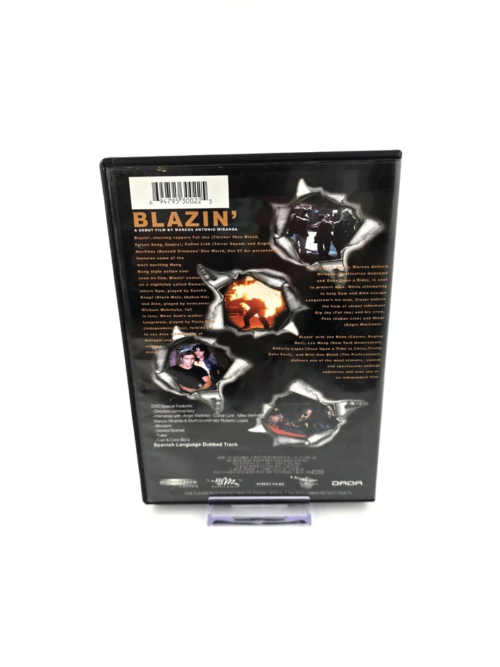 Blazin' – It's Payback Time (DVD, 2001) Fat Joe, Angie Martinez – Tested, OOP - Image 2 of 4