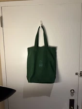 Authentic Rolex Watch Canvas Tote Bag Emerald Green VIP Gift Embroidered Crown