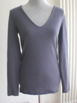 Darling Harbour Breuninger Kaschmir Pullover 100% Kaschmir langarm lila Gr S neu