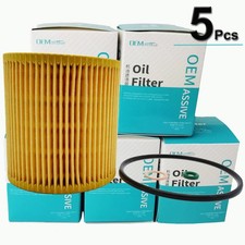5x Car Engine Oil Filter 11427541827 For BMW 1 3 5 6 7 Series X1 X3 X4 X5 X6 Z4