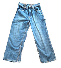 Ecko Straight Cargo Utility Jean Casual Boy 10 School Denim Logo Patch Durable