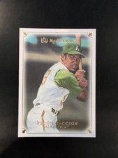 2007 UD Masterpieces Card # 89 REGGIE JACKSON OAKLAND A'S HOF